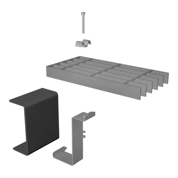 Fixador para grade de piso Metalgrade