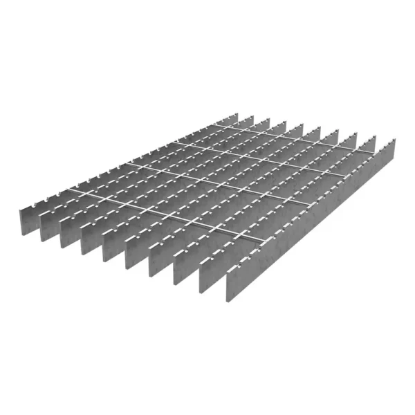 Grade de piso serrilhada eletrofundida Metalgrade