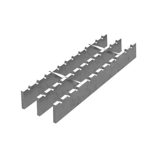Grade de piso serrilhada eletrofundida Metalgrade